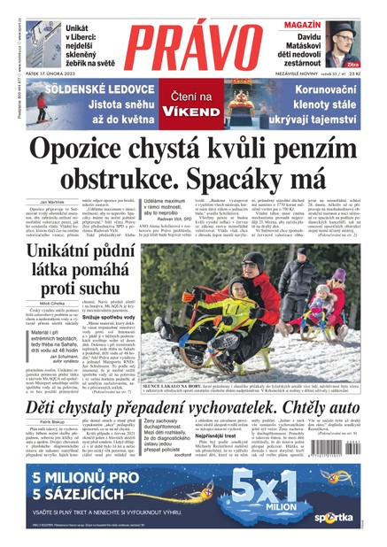 Deník Právo - 17.2.2023