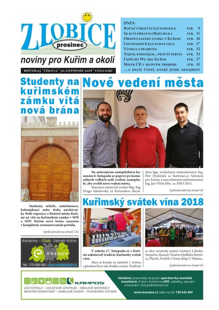 Zlobice – noviny pro Kuřim a okolí  12/2018