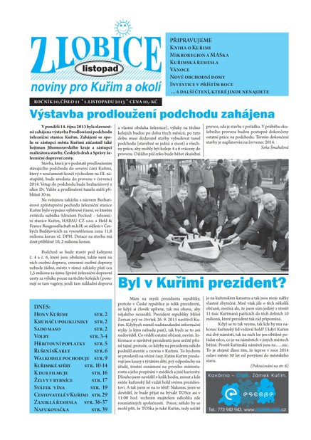 Zlobice – noviny pro Kuřim a okolí  Zlobice - noviny pro Kuřim a okolí 11/2013