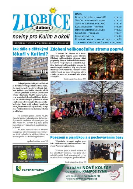 Zlobice – noviny pro Kuřim a okolí  4/2022