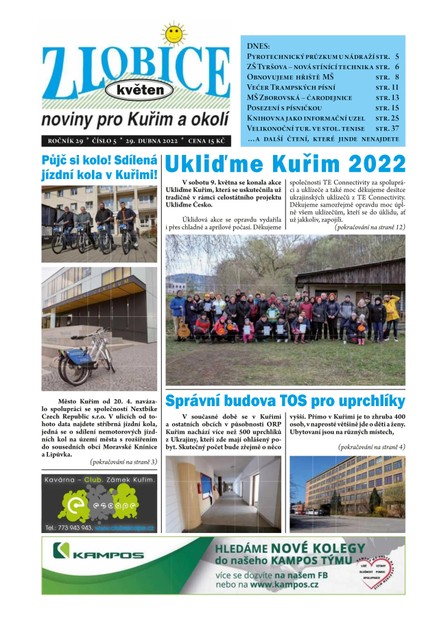 Zlobice – noviny pro Kuřim a okolí  5/2022