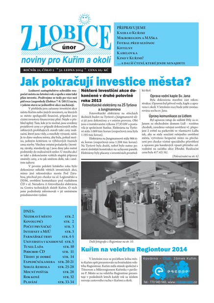 Zlobice – noviny pro Kuřim a okolí  Zlobice - noviny pro Kuřim a okolí 2/2014