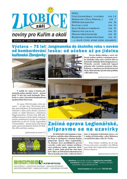 Zlobice – noviny pro Kuřim a okolí  9/2019