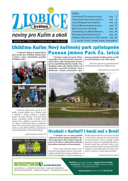Zlobice – noviny pro Kuřim a okolí  5/2019
