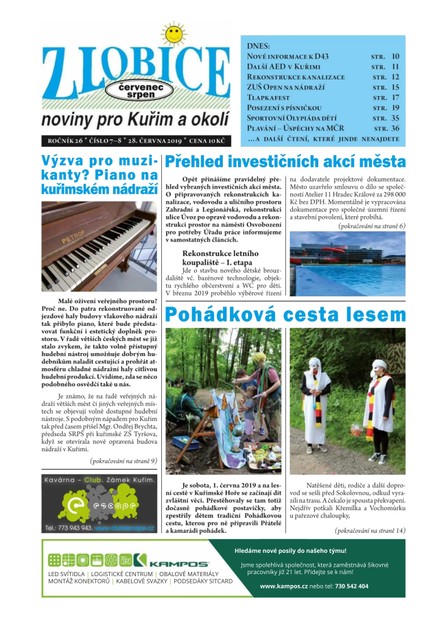 Zlobice – noviny pro Kuřim a okolí  7-8/2019