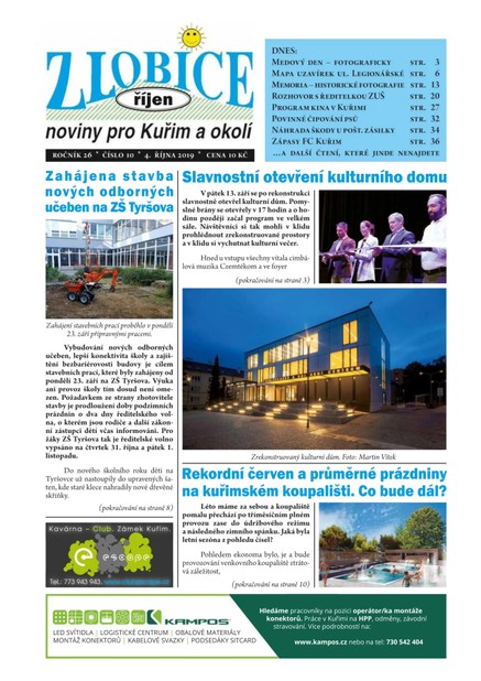 Zlobice – noviny pro Kuřim a okolí  10/2019