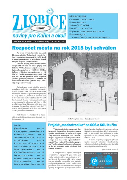 Zlobice – noviny pro Kuřim a okolí  2/2015