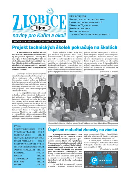 Zlobice – noviny pro Kuřim a okolí  10/2015