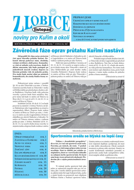 Zlobice – noviny pro Kuřim a okolí  11/2015