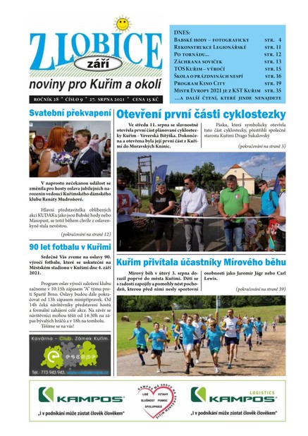 Zlobice – noviny pro Kuřim a okolí  9/2021