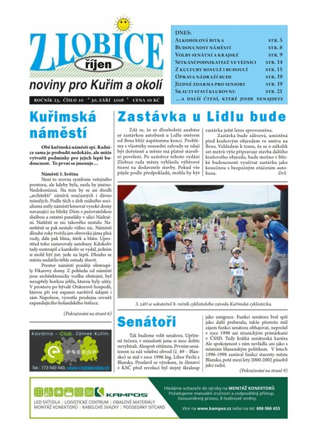 Zlobice – noviny pro Kuřim a okolí  10/2016