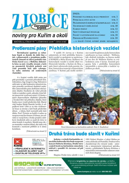 Zlobice – noviny pro Kuřim a okolí  7-8/2016