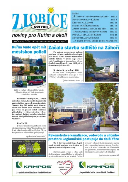 Zlobice – noviny pro Kuřim a okolí  6/2020