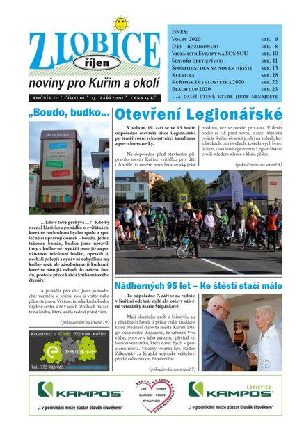 Zlobice – noviny pro Kuřim a okolí  10/2020