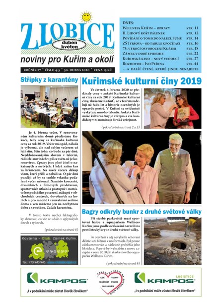 Zlobice – noviny pro Kuřim a okolí  4-5/2020