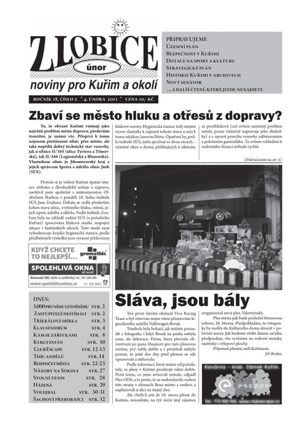 Zlobice – noviny pro Kuřim a okolí  02/2011