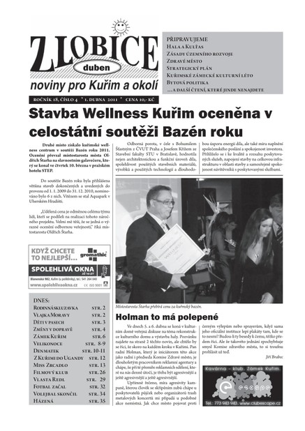 Zlobice – noviny pro Kuřim a okolí  04/2011