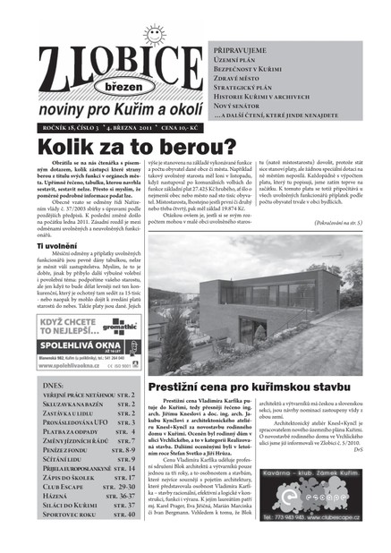 Zlobice – noviny pro Kuřim a okolí  03/2011