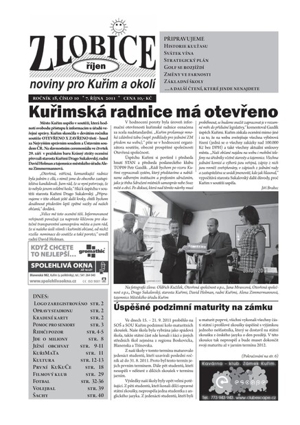 Zlobice – noviny pro Kuřim a okolí  10/2011