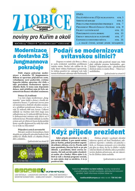 Zlobice – noviny pro Kuřim a okolí  7-8/2017