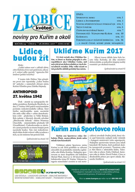 Zlobice – noviny pro Kuřim a okolí  5/2017