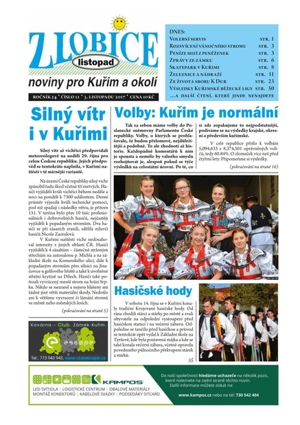 Zlobice – noviny pro Kuřim a okolí  11/2017