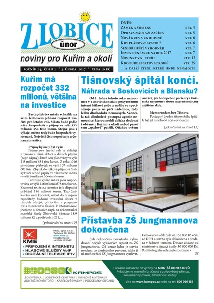 Zlobice – noviny pro Kuřim a okolí  2/2017