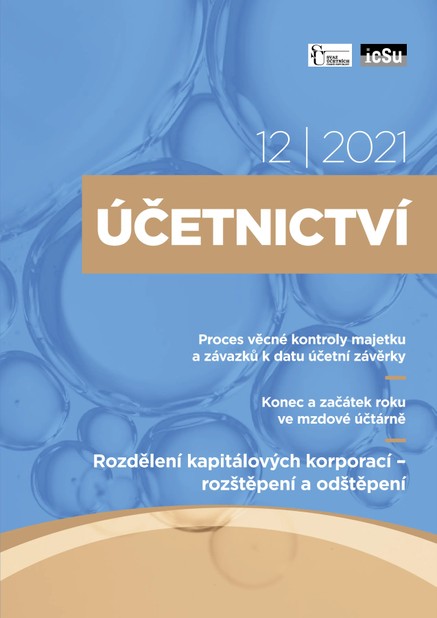 Účetnictví 12/2021