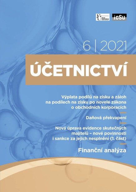 Účetnictví 6/2021