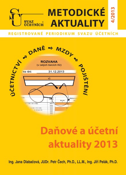 Metodické aktuality Svazu účetních 4/2013