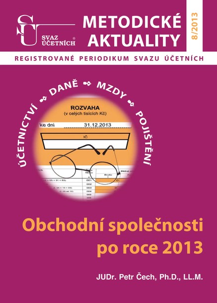 Metodické aktuality Svazu účetních 8/2013