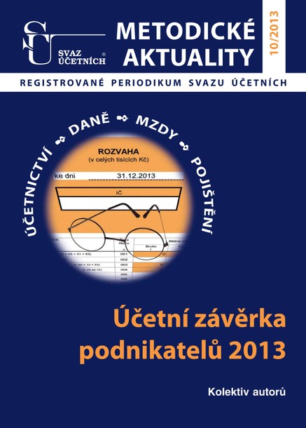 Metodické aktuality Svazu účetních 10/2013