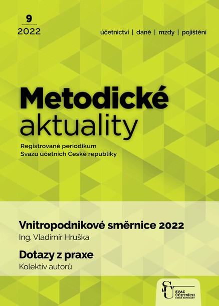 Metodické aktuality Svazu účetních 9/2022