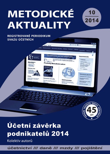 Metodické aktuality Svazu účetních 10/2014