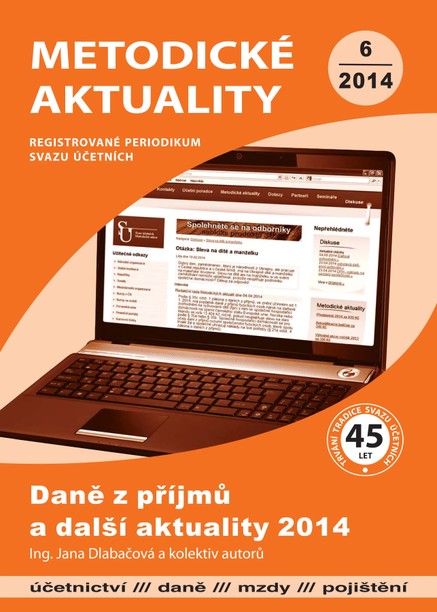 Metodické aktuality Svazu účetních 6/2014
