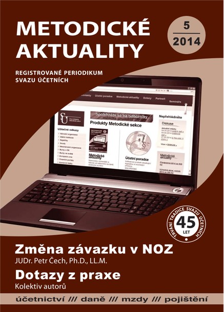 Metodické aktuality Svazu účetních 5/2014