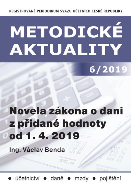 Metodické aktuality Svazu účetních 6/2019