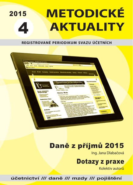 Metodické aktuality Svazu účetních 4/2015