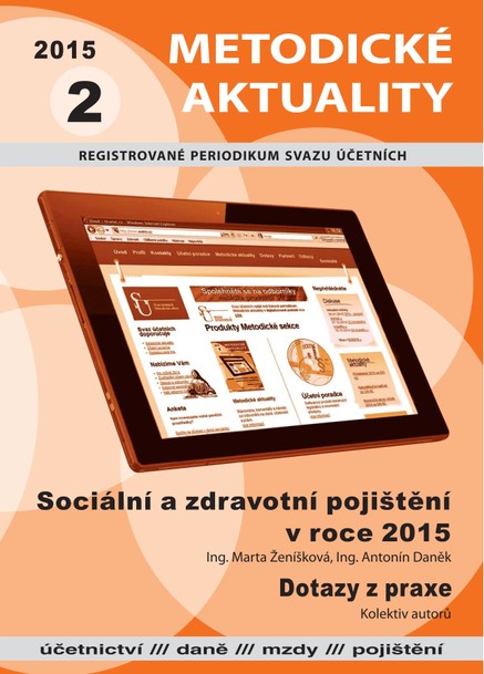 Metodické aktuality Svazu účetních 2/2015