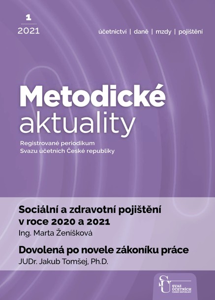 Metodické aktuality Svazu účetních 1/2021