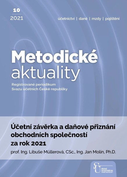 Metodické aktuality Svazu účetních 10/2021