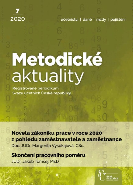 Metodické aktuality Svazu účetních 7/2020