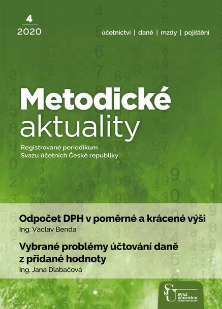 Metodické aktuality Svazu účetních 4/2020