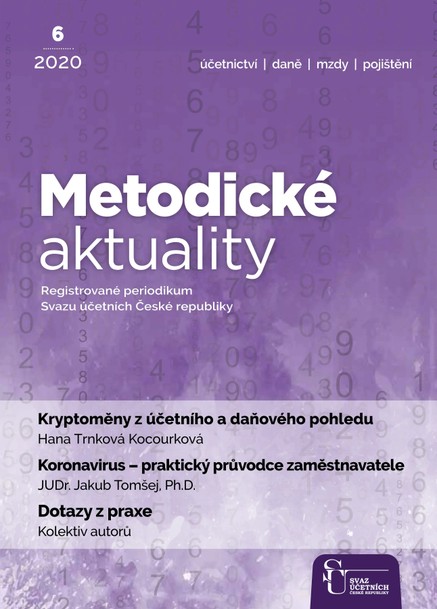 Metodické aktuality Svazu účetních 6/2020