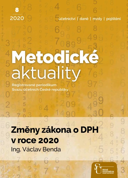 Metodické aktuality Svazu účetních 8/2020