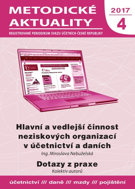 Metodické aktuality Svazu účetních 4/2017