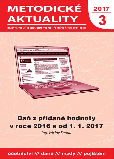 Metodické aktuality Svazu účetních 3/2017