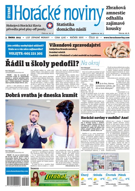 Horácké Noviny úterý 3.2.2015 č. 10
