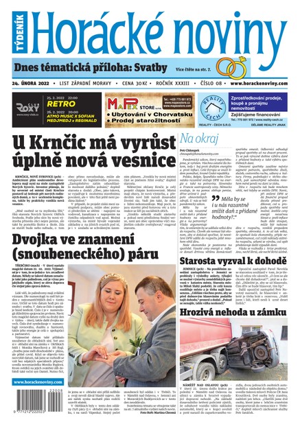 Horácké Noviny Čtvrtek 24.2.2022 č. 008