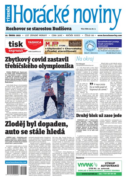 Horácké Noviny Čtvrtek 10.3.2022 č. 006